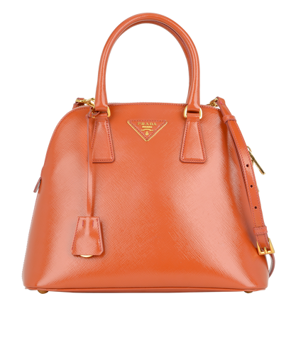 Pyramid Top Handle Bag, front view
